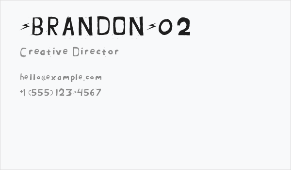-BRANDON-02 Business Card