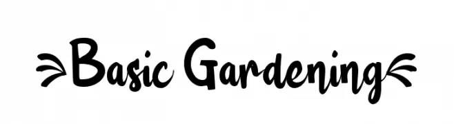 {Basic Gardening}  Fuentes Gratis Descargar