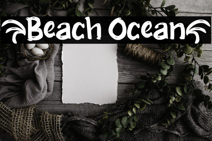 {Beach Ocean} Example 3