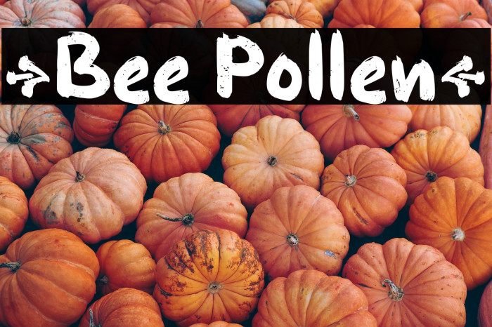 {Bee Pollen} Example 1