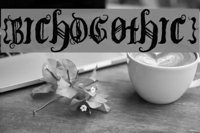[BichOGothic] Fonte examples