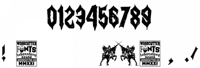 (Burgos Invictus) Font OTHER CHARS