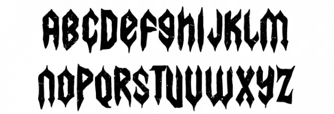 (Burgos Invictus) Font LOWERCASE