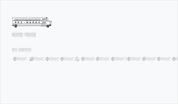 (Bus-words) Business Card