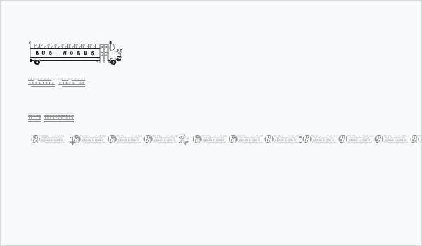 (Bus-words) Business Card