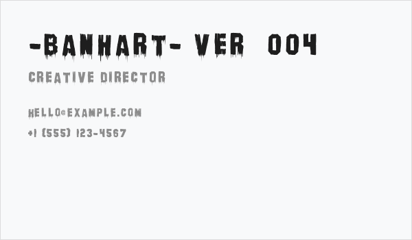 -banhart- ver  004 Business Card