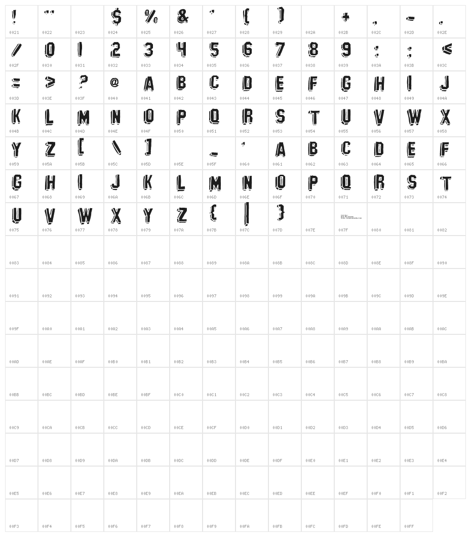 -banhart- ver  010 Character Map