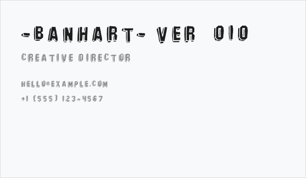 -banhart- ver  010 Business Card
