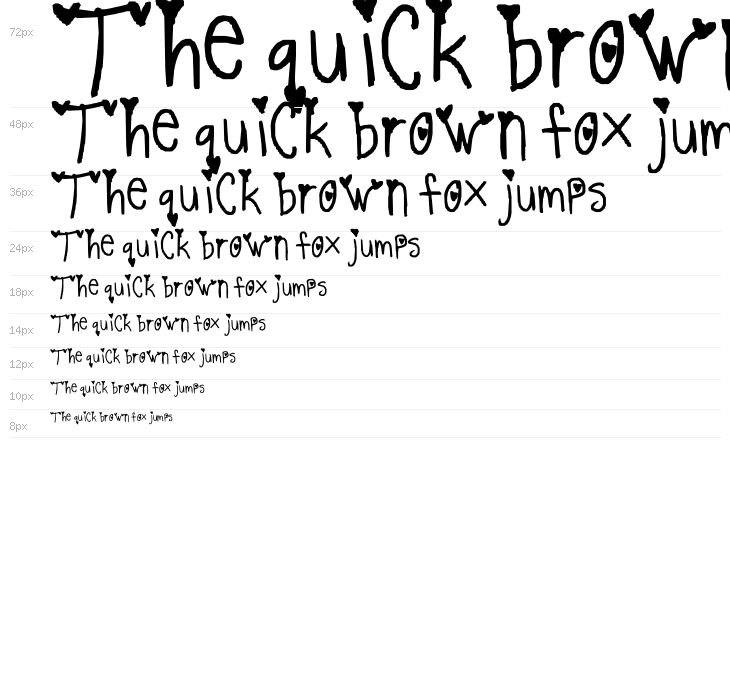 1cara hearts Waterfall