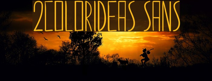 2colorideas sans Font examples