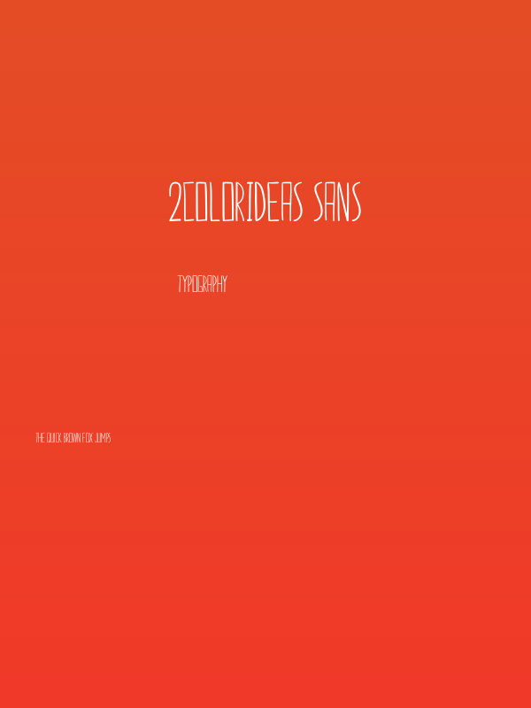2colorideas sans Poster