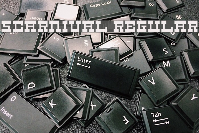 5Carnival Regular Font examples