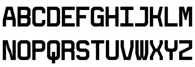5Ceta Mono Regular Schriftart Groß