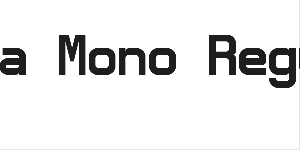 5Ceta Mono Regular Logo