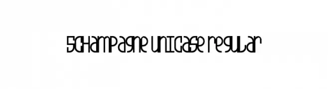 5Champagne Unicase Regular  免费字体下载