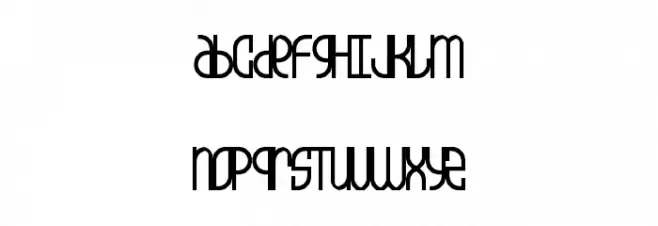 5Champagne Unicase Regular Font LOWERCASE
