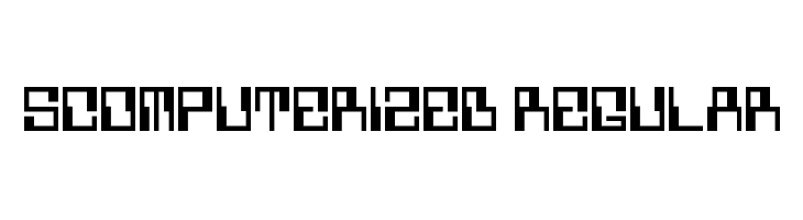 5Computerized Regular Font