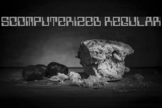 5Computerized Regular Font examples