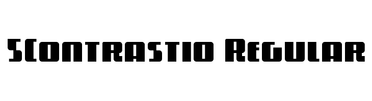 5Contrastio Regular Fonte