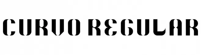 5Curvo Regular  免费字体下载