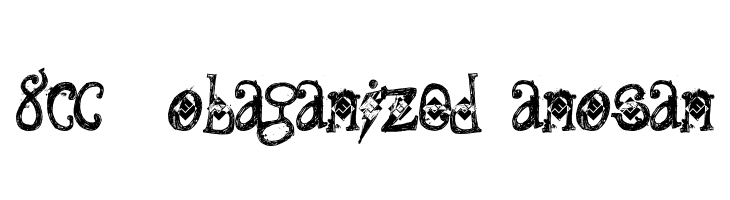 8C-DobaganizedRanosan Шрифта