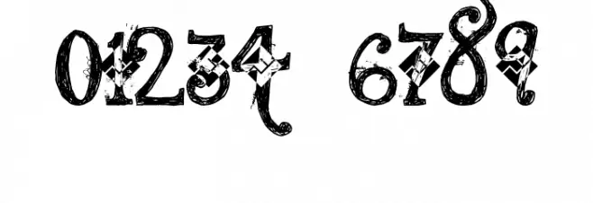 8C-DobaganizedRanosan Font Alte caractere