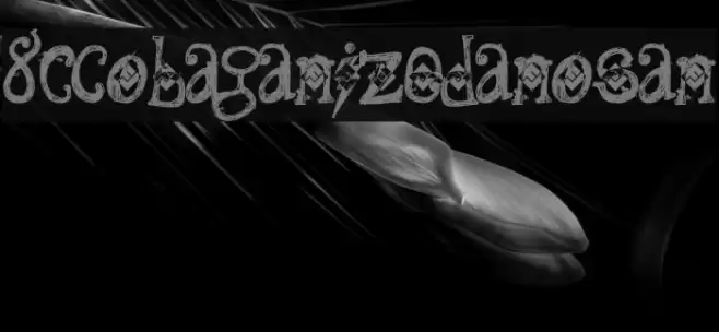 8C-DobaganizedRanosan Font examples