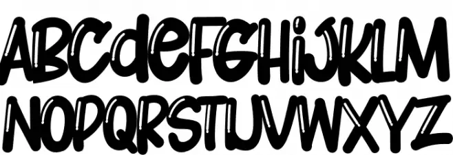 $CRAZYRICH$ Font Litere mari