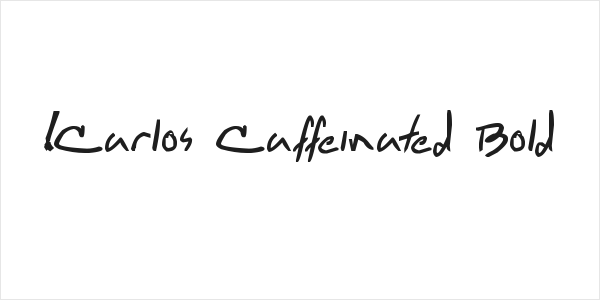 !Carlos Caffeinated Bold Logo