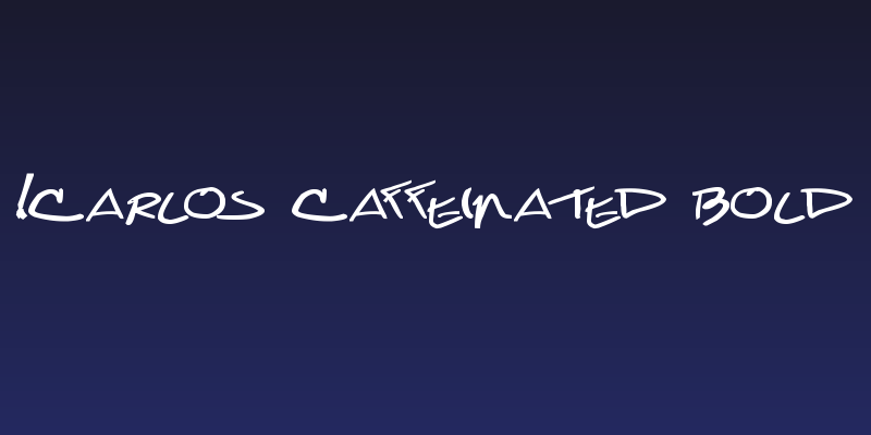 !Carlos Caffeinated Bold Social Header
