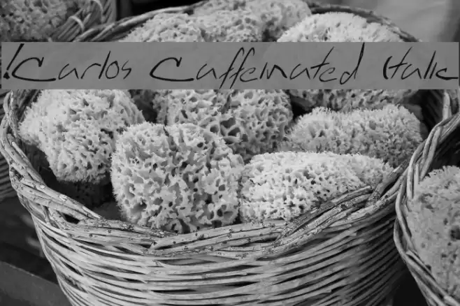 !Carlos Caffeinated Italic خط examples