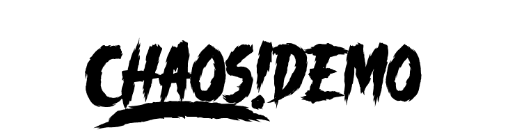 _CHAOS! DEMO  Frei Schriftart Herunterladen