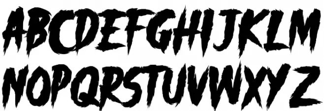 _CHAOS! DEMO Schriftart Groß