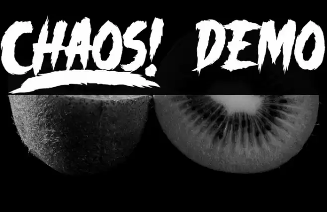 _CHAOS! DEMO Font examples