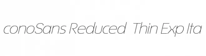 ÉconoSans Reduced 34 Thin Exp Ita  baixar fontes gratis