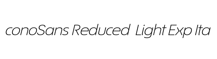 ÉconoSans Reduced 44 Light Exp Ita  Скачать бесплатные шрифты