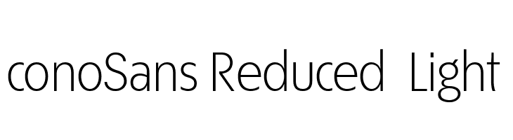 ÉconoSans Reduced 45 Light  Скачать бесплатные шрифты