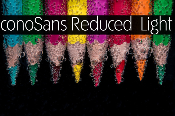 ÉconoSans Reduced 45 Light Example 3