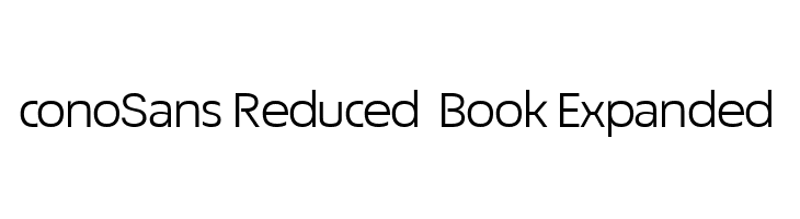 ÉconoSans Reduced 53 Book Expanded  Frei Schriftart Herunterladen