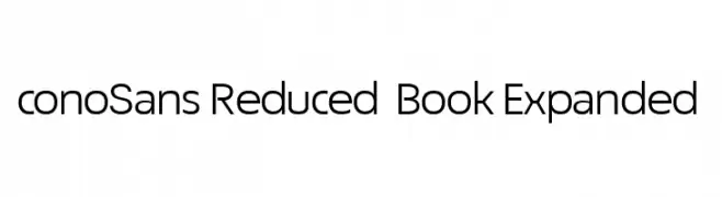 ÉconoSans Reduced 53 Book Expanded  Frei Schriftart Herunterladen