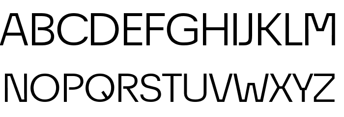 ÉconoSans Reduced 53 Book Expanded Font OTHER CHARS