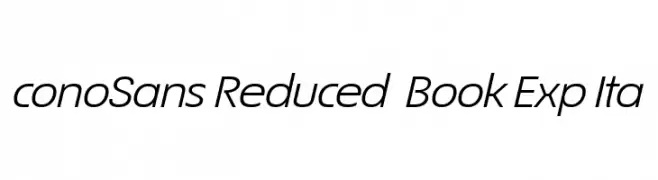 ÉconoSans Reduced 54 Book Exp Ita  Descarca Fonturi Gratis