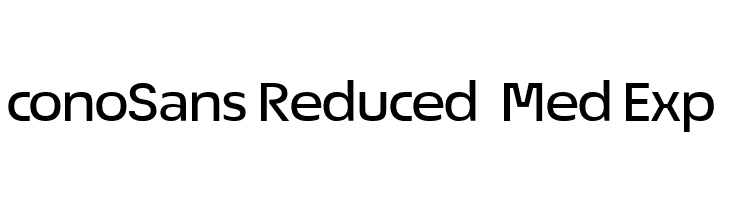ÉconoSans Reduced 63 Med Exp  font caratteri gratis