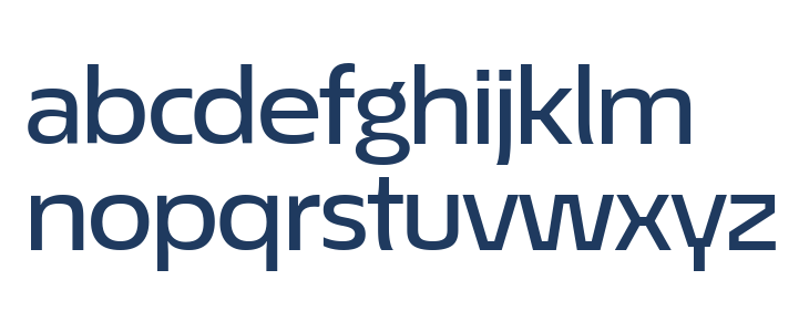 ÉconoSans Reduced 63 Med Exp Lowercase