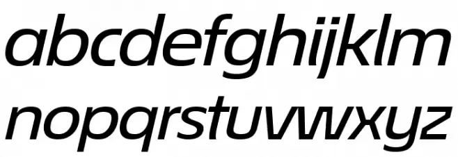 ÉconoSans Reduced 64 Med Exp Ita फ़ॉन्ट लोअरकेस