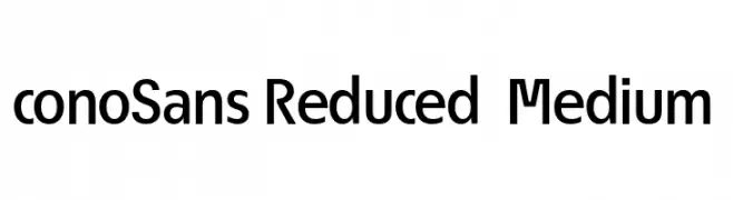 ÉconoSans Reduced 65 Medium  フリーフォントのダウンロード