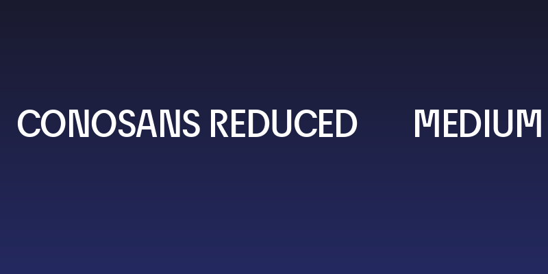 ÉconoSans Reduced 65 Medium Social Header