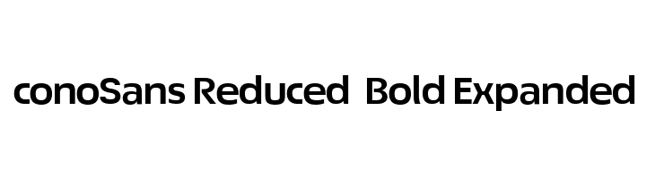 ÉconoSans Reduced 73 Bold Expanded  Frei Schriftart Herunterladen