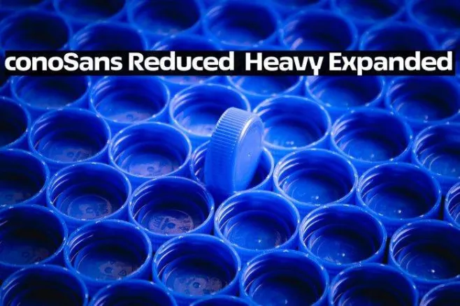 ÉconoSans Reduced 83 Heavy Expanded Example 2