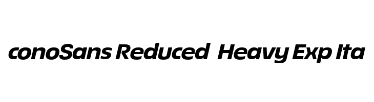 ÉconoSans Reduced 84 Heavy Exp Ita  フリーフォントのダウンロード